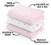 Fralda Cueiro Estampado Crianca Bebe 80x60 Cm Contem 3 Uni 1