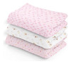 Fralda Cueiro Estampado Crianca Bebe 80x60 Cm Contem 3 Uni 2