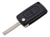 Carcasa Llave Codificada Flip Peugeot 307 2 Y 3 Bot. C/logo 0