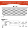 Funpeny Cadena De 200 Luces Led En Red (blanco Clido) 1