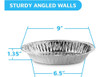 9 Aluminum Foil Pie / Tart Pans Congelador Horno Desechable 1 9 Aluminum Foil Pie / Tart Pans Congelador Horno Desechable 1