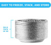 9 Aluminum Foil Pie / Tart Pans Congelador Horno Desechable 6 9 Aluminum Foil Pie / Tart Pans Congelador Horno Desechable 6