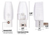 Emotionlite Pack De 4 Enchufes Led Night Light Con Sensor De 2