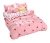 Juego De Ropa De Cama De Lujo De Fresa De Microfibra Kimko P 0