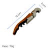 Saca-rolha Pulltex Pulltaps Madeira Print E Caixa De Pinus 1