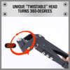 360 Swivel Head Pop Riveter Gun Kit 60pc Blind Rivet Reparac 6