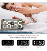 Lamisola Reloj Despertador Digital, Pantalla De Espejo Led G 2