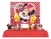 Kit Festa Minnie Red * Painel + Toalha De Mesa + Displays 0