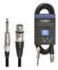 Cable Canon Plug 6 Mts Ross Open Music Tm 0