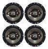 4 Auto Falante 6 Polegadas 80w Rms ( Cada ) Hurricane Forte 0