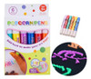 Kit 12 Papelaria Fofa Diy Bubble Pipoca Caneta 3d Infantil 0
