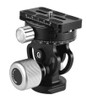 Vh-10 2-way Fluido Video Tilt Cabeza 360 º Panorámica Rótula 3