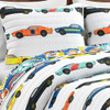 Juego De Cama De Coches De Carreras Para Niños 2 Piezas Reve 2 Juego De Cama De Coches De Carreras Para Niños 2 Piezas Reve 2