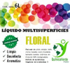 Líquido Multisuperficies Triple Acción Floral 6 L 1