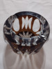 Cenicero Antiguo Encamisado Marron Impecable. 1