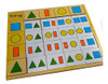 Juego Correspondencia Doble Entrada, Geométrico Luhjbn 2