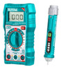 Kit Pinza Amperimétrica + Detector De Voltaje Y Multímetro 2