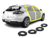 Burletes De Puertas Delanteros Y Traseros Megane 2 0