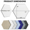 Paneles Acusticos Hexagonales 12 Unid - White 1