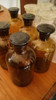 Lote Antiguos Frascos D Farmacia Ambar 2