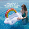 Hielera Conservadora Flotante Para Piscina Arco Iris 6