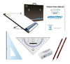 Kit Plantec Tablero Dibujo Tecnico 50x60 Valija Escuadras 0