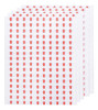 Gift 3200pcs 10mm Autoadesivas Etiquetas De Seta Vermelha 0