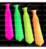 12 Collares Fluor Corbata Plastica 43cm Carnaval Carioca 2