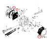 Kit Diafragma Apto Motosierra Echo Cs750evl Cs803evl 1