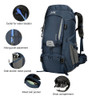 Mochila Para Senderismo 40l Impermeable Azul Mountain Land 3