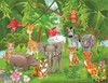 Papel De Parede Infantil Safari Bebê Bichinhos 4,5m² Azs44 1
