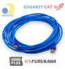 Cabo De Rede 12m Cat6 Furukawa Rj45 Azul Gigabit S. Veloz 2