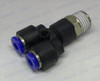Conector Neumático Bifurcación 1/4  M8mm 094-04 0