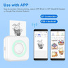 Mini Impressora Fotográfica De Papel Térmico+11 Rolos De Pap 4
