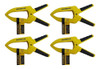 4 Prensas Tipo Pinza Sujeción Larga 6kg - 150mm  X 50mm 0