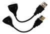 2pcs Usb Carga Cargador Cable Para Smart Watch De Fitbit One 2
