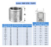 Luva Galvanizado 3/4'' Polegada Bsp Fxf - Tupy 25bar - 150l 3
