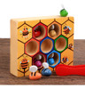 Jogo Colorido De Combinação De Colmeias De Abelhas De Madeir 6