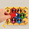 Jogo Colorido De Combinação De Colmeias De Abelhas De Madeir 7