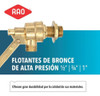 Flotante Alta Presión Tanque 1  Bronce Con Boya Rao 3