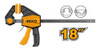 Prensa Rapida Auto Ajustable 18  60kg Ingco Hqbc01603 *ub* 0