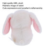Brinquedo Elétrico Para Animais White Talking Rabbit Cute Re 5