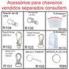 100 Chaveiros Redondo Caixa Personalizado Lembrança R1956 3