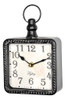 Tryltry Retro Rectangle Reloj De Pared Pequeño, Relojes De P 0