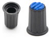 20 Perillas Potenciometro Azul 12mm Alto X 16mm Estriado 0
