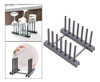 Soporte Organizador Secado Cocina Plastico Bazar Gris Trendy 4
