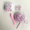Kit 2 Protetores De Carregador Cabo Macia Rosa De Coração 4