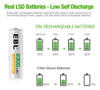 4 Pilas Aa Recargables 2300mah Baterias Aa Recargable Cajita 2