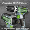 Workpro 20v Kit Combinado De Taladro Inalambrico, Destornil 1