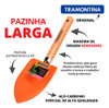 Kit 20 Pazinha Jardim Aço Pá Jardinagem Larga Tramontina 1